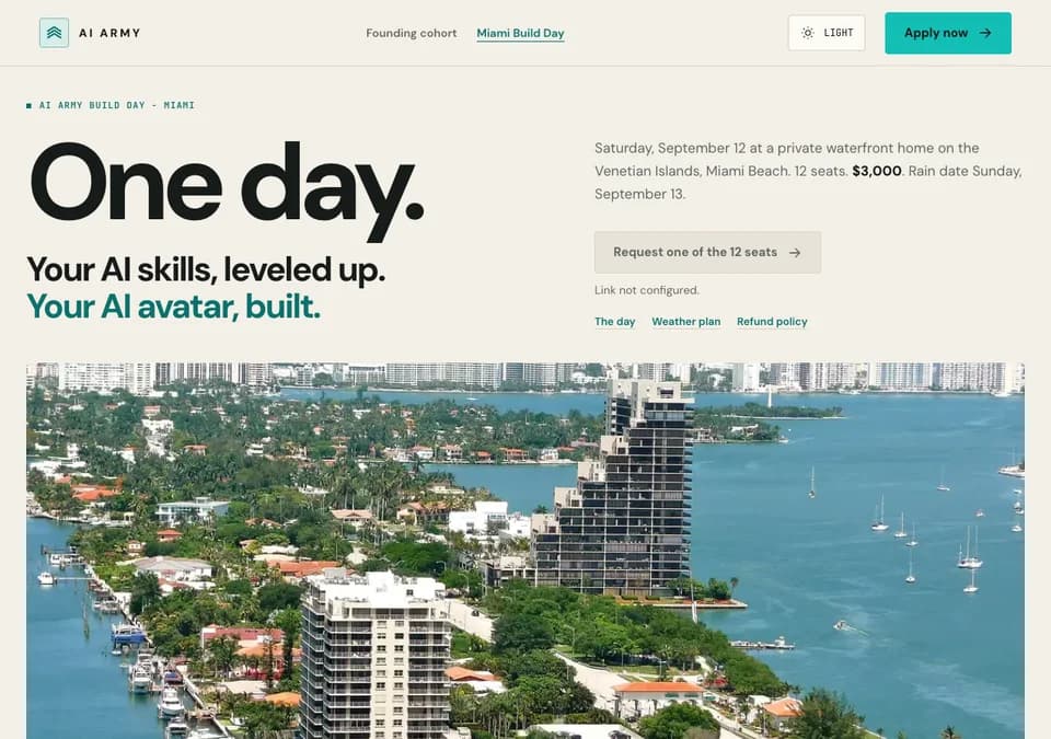 Miami desktop design preview